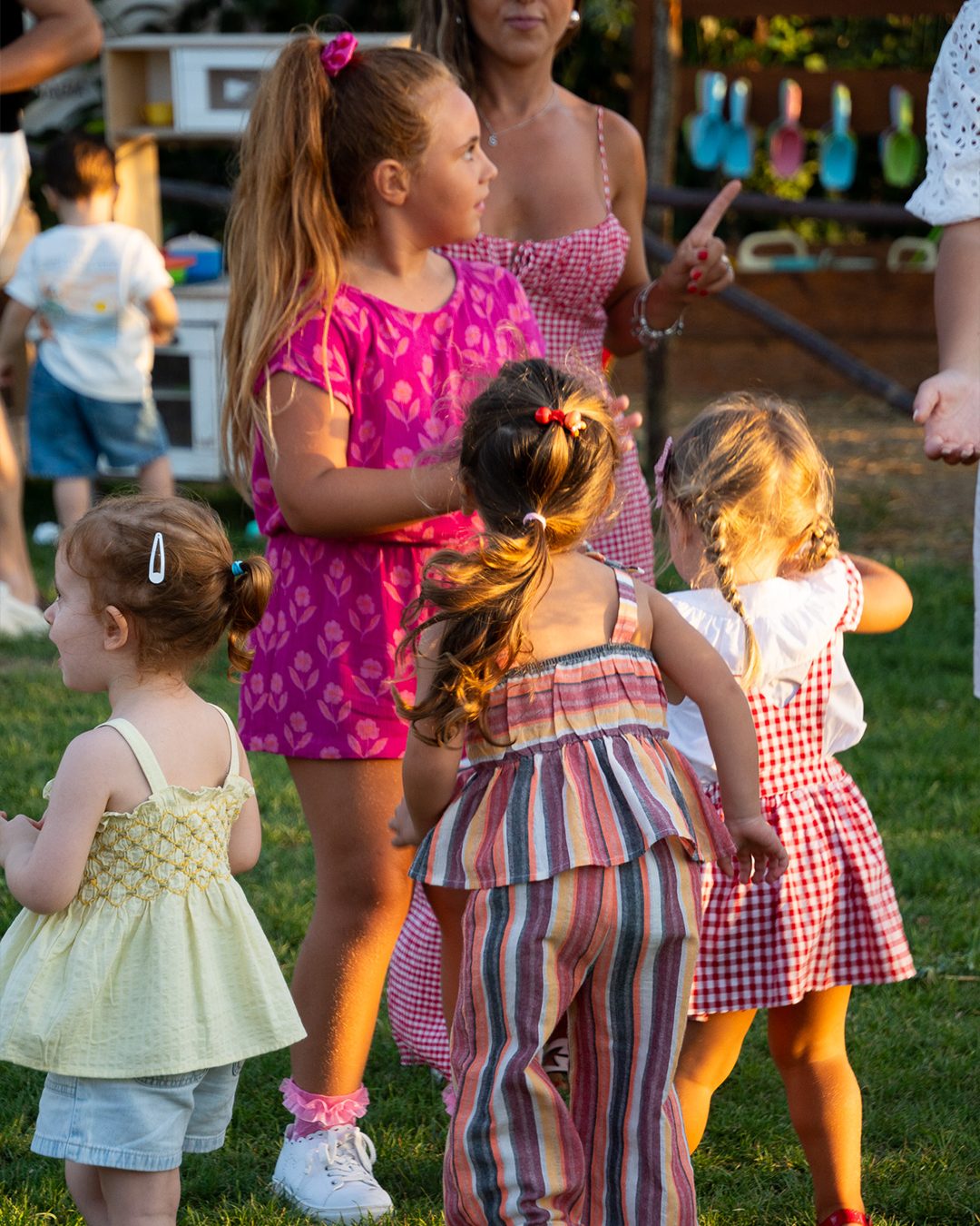 Bambine in festa