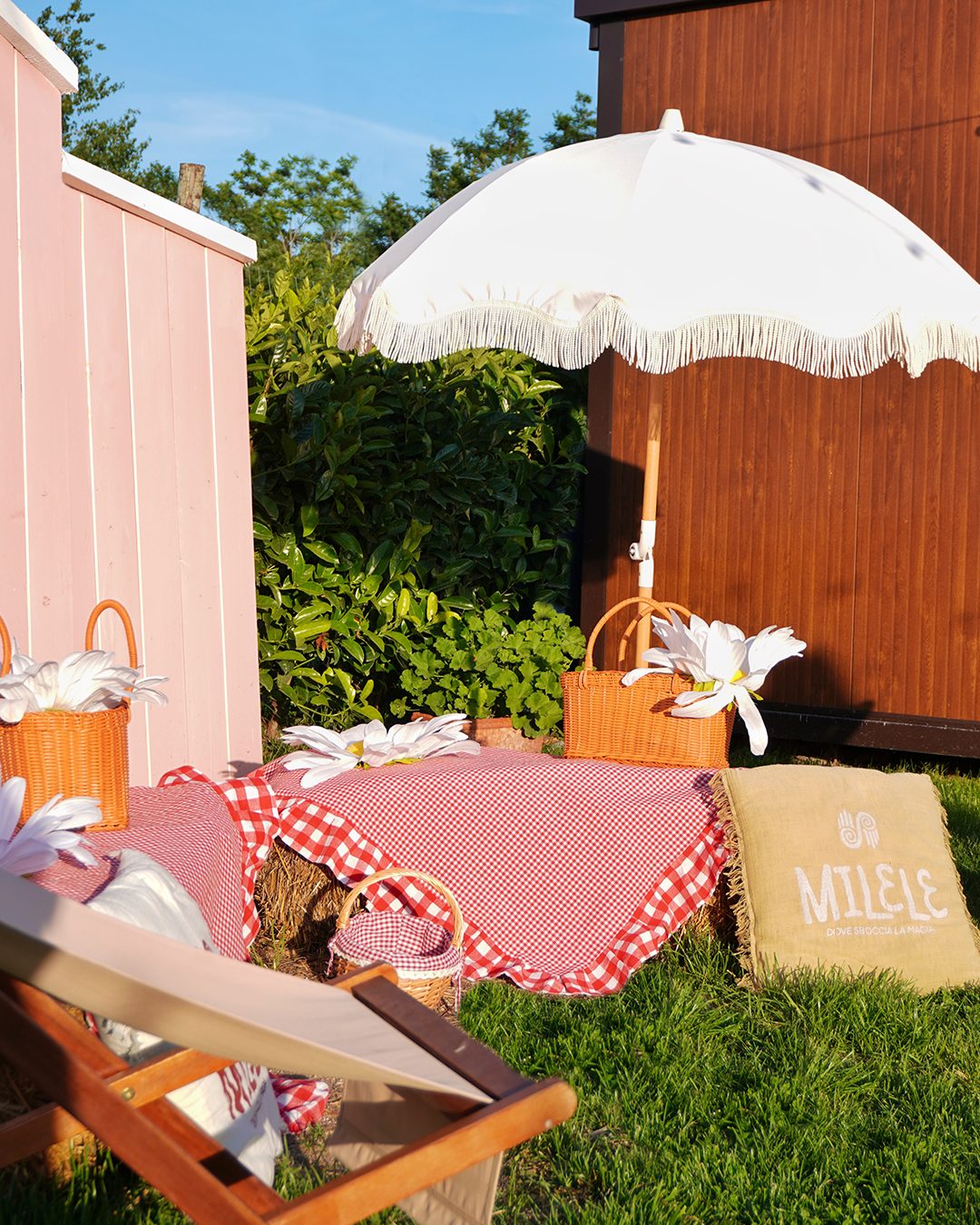 Ombrellone e picnic